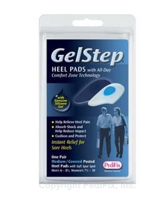 GelStep Posted Heel Pad with Soft Spur Spot