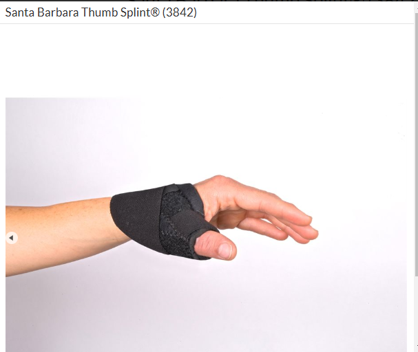 Santa Barbara Thumb Splint